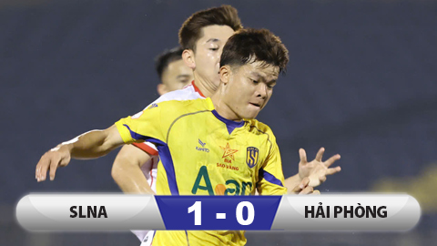 Kết quả SLNA 1-0 Hải Phòng: Chiến thắng nhờ tận dụng tốt sai lầm 